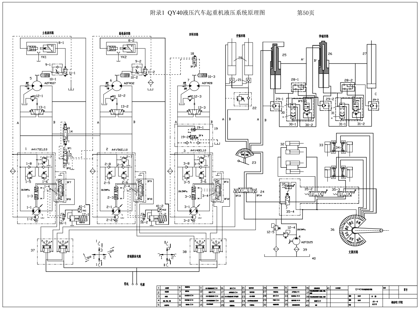 QY40型液压汽车起重机设计CAD+说明