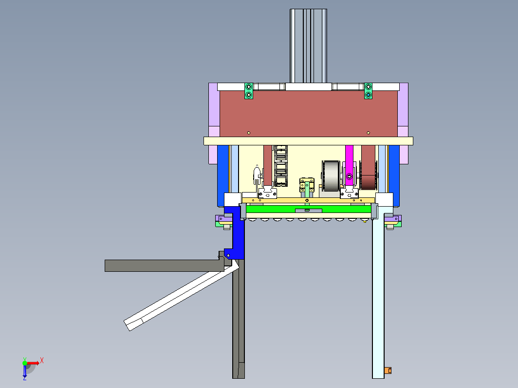 碟盘堆垛机3D模型