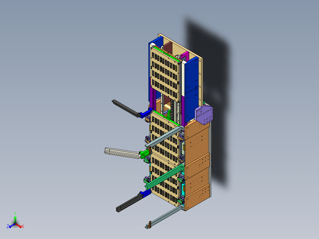 碟盘堆垛机3D模型