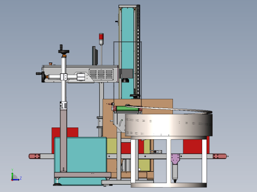 瓶子编码输送线3D图纸 Solidworks设计 附STEP格式缩略图