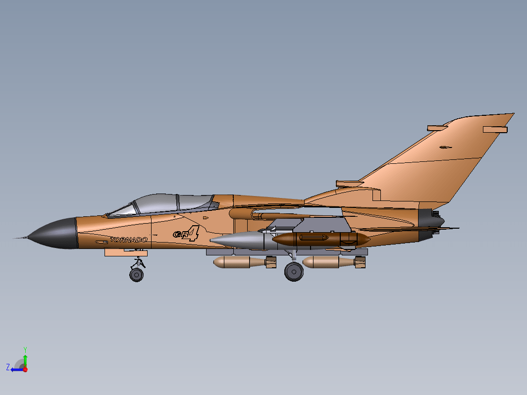 1124“狂风”GR4攻击机SW设计