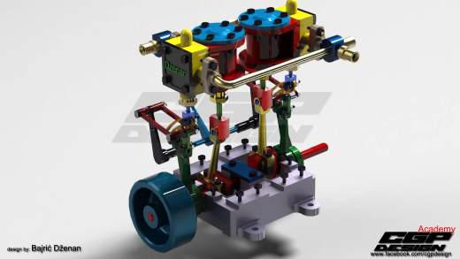 MOTOR SKLOP双缸发动机内部结构缩略图