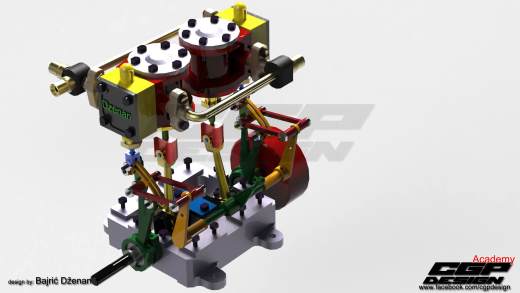 MOTOR SKLOP双缸发动机内部结构缩略图