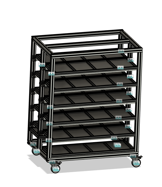 铝制物料车 Storage Cart