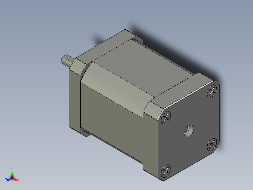 YK42HB60-02A  42mm两相步进电机（3D）