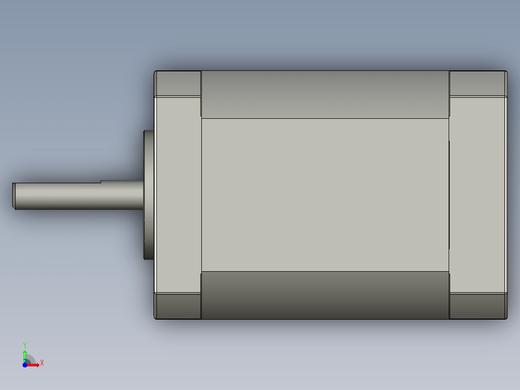 YK42HB60-02A  42mm两相步进电机（3D）