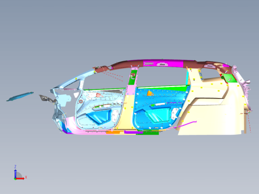 比亚迪宋MAX内饰Catia v5缩略图