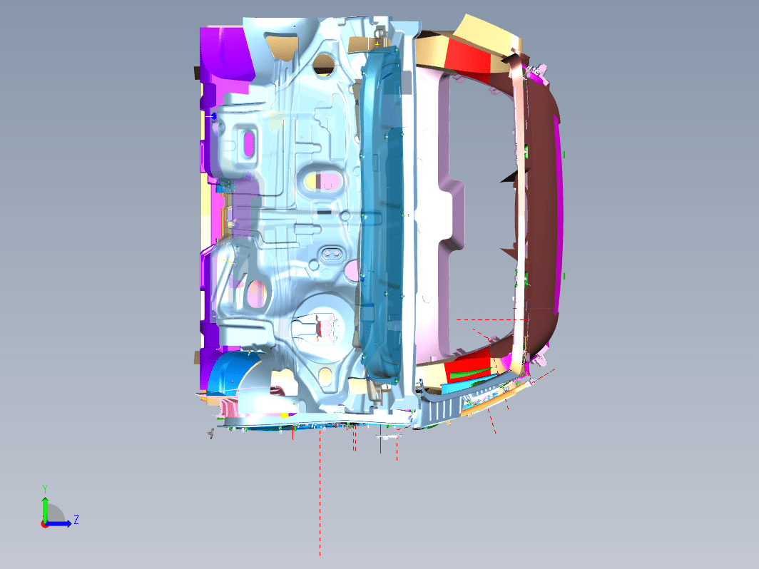 比亚迪宋MAX内饰Catia v5