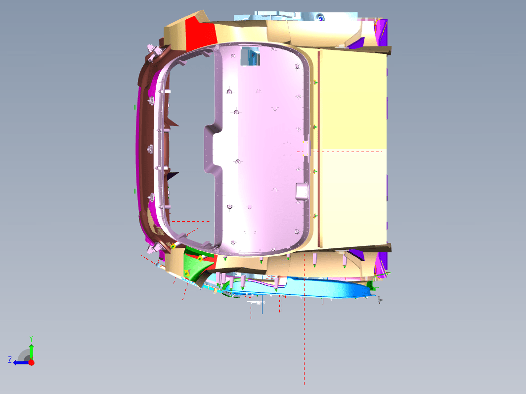 比亚迪宋MAX内饰Catia v5