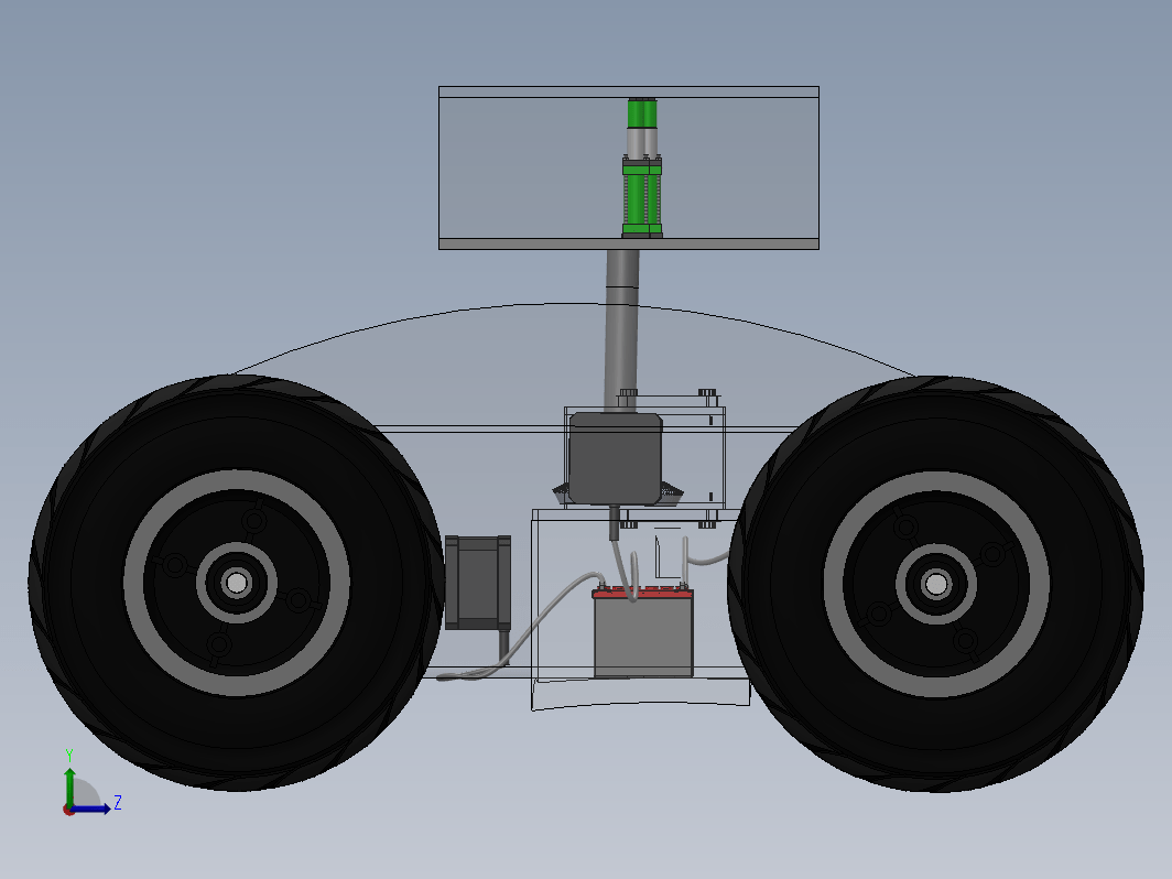 AGV小车三维SW2022带参