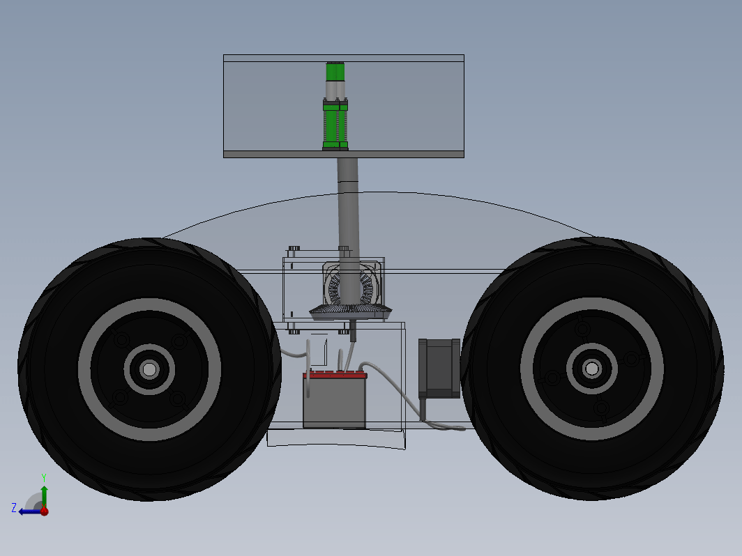 AGV小车三维SW2022带参