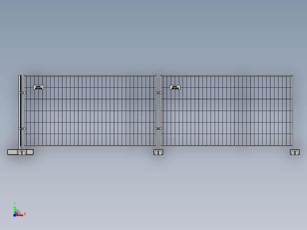 construction fence施工围栏