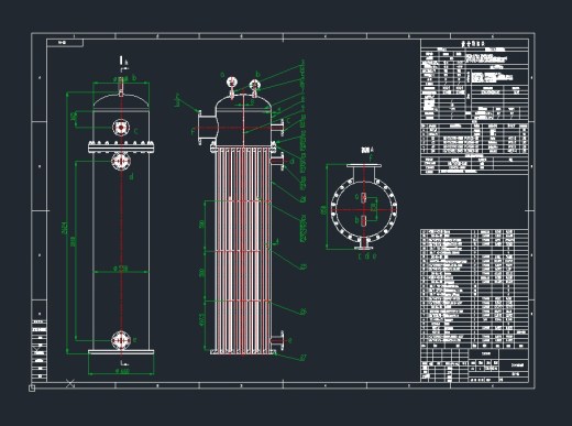 1000型单效蒸发器设计三维SW2014带参+CAD+说明书缩略图