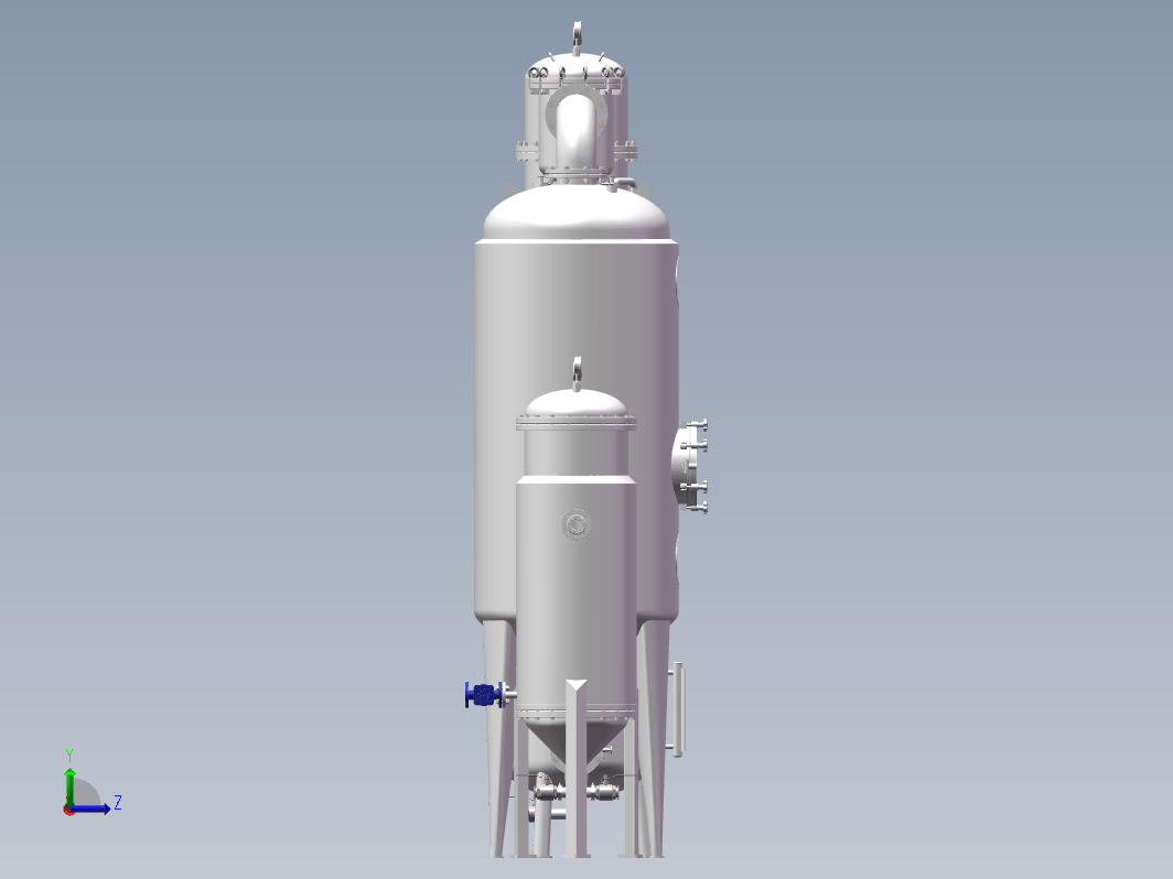 1000型单效蒸发器设计三维SW2014带参+CAD+说明书