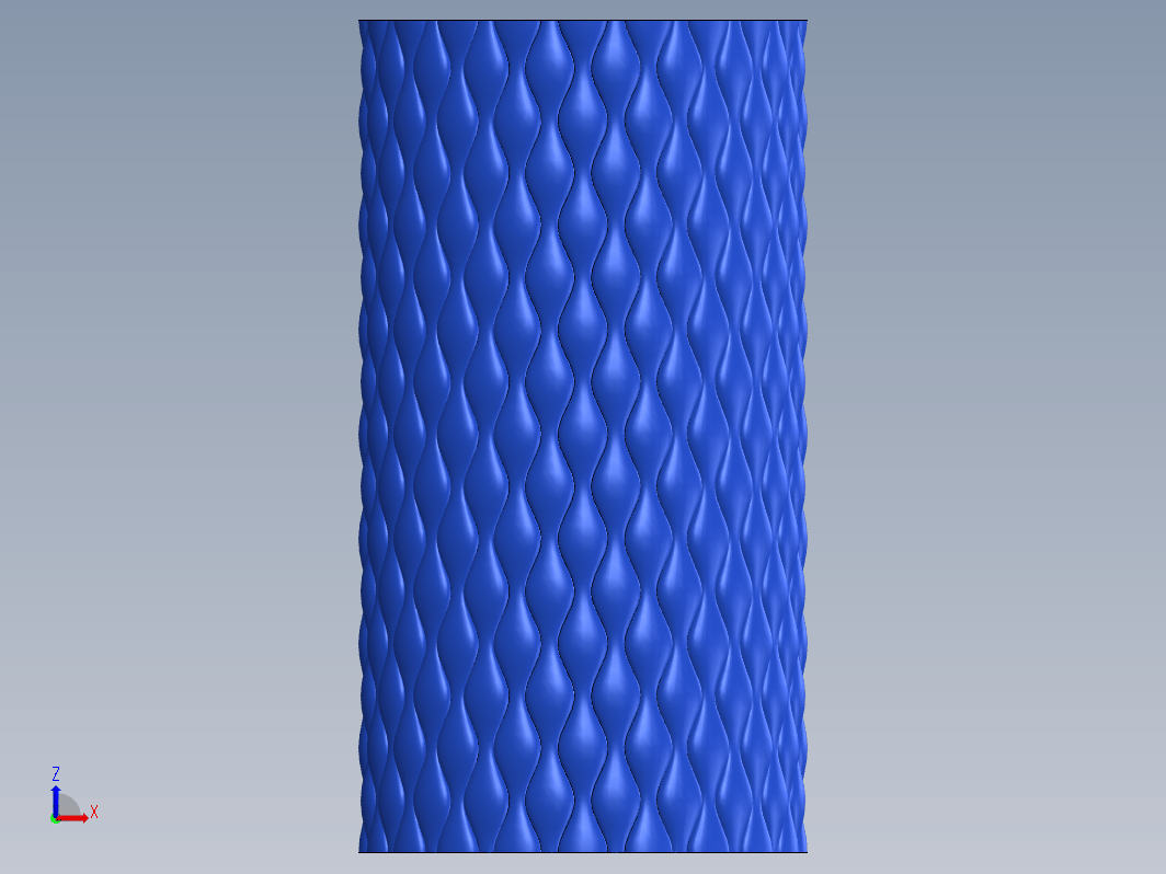 SolidWorks波浪柱