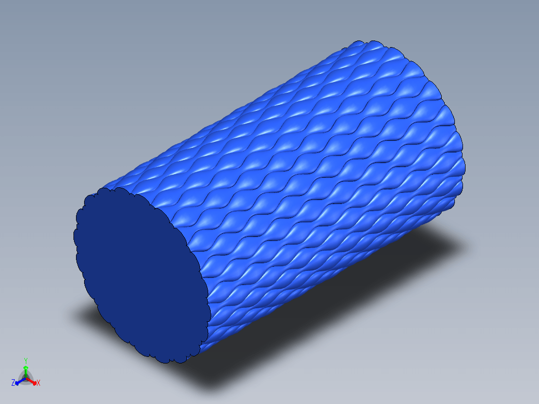 SolidWorks波浪柱