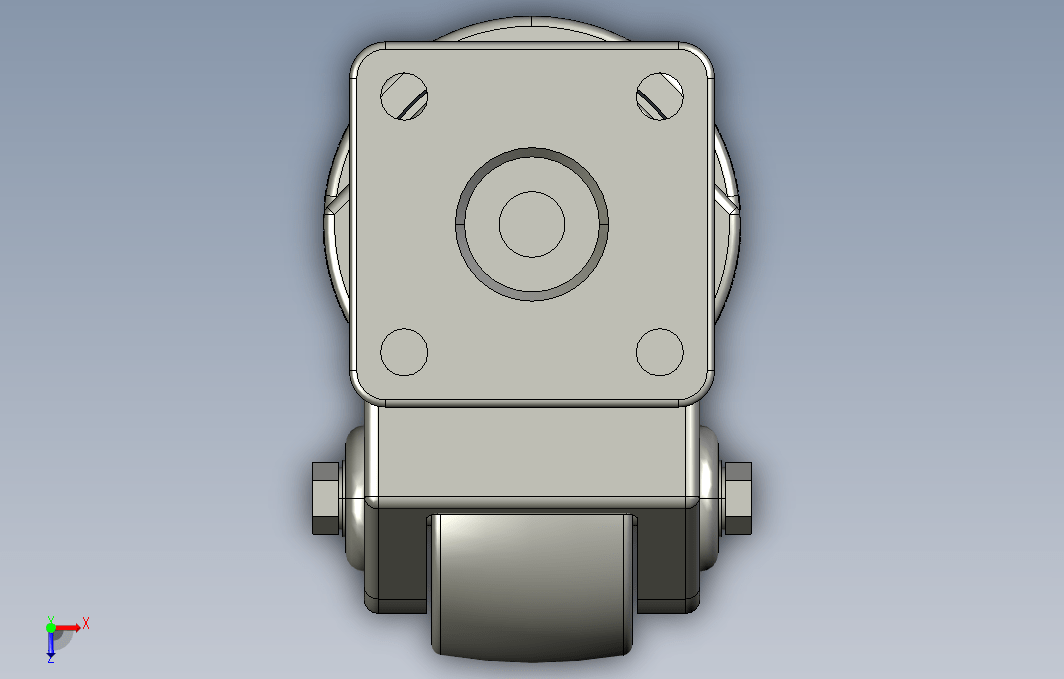 blickle_757022福马脚轮 3D模型