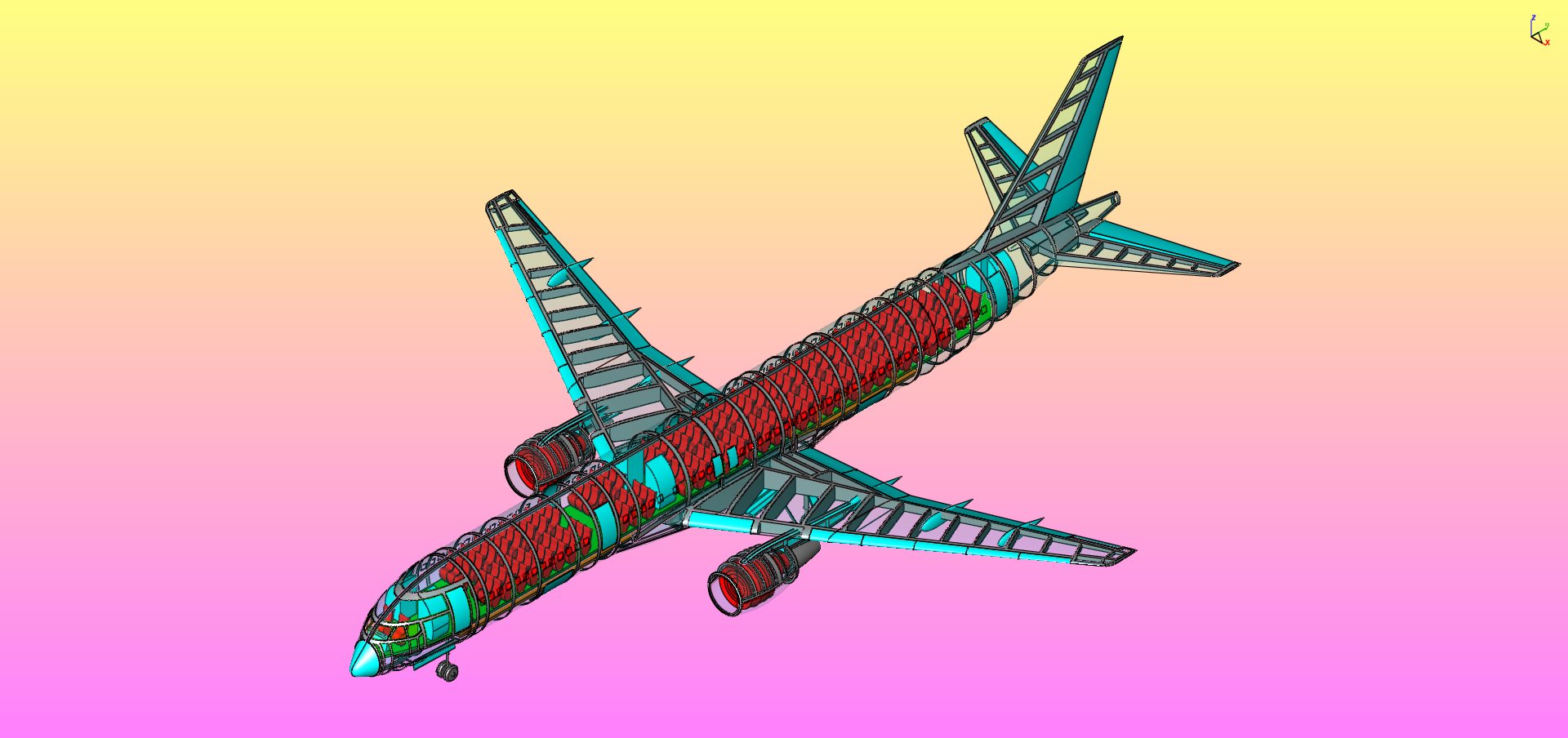 波音757-200模型飞机