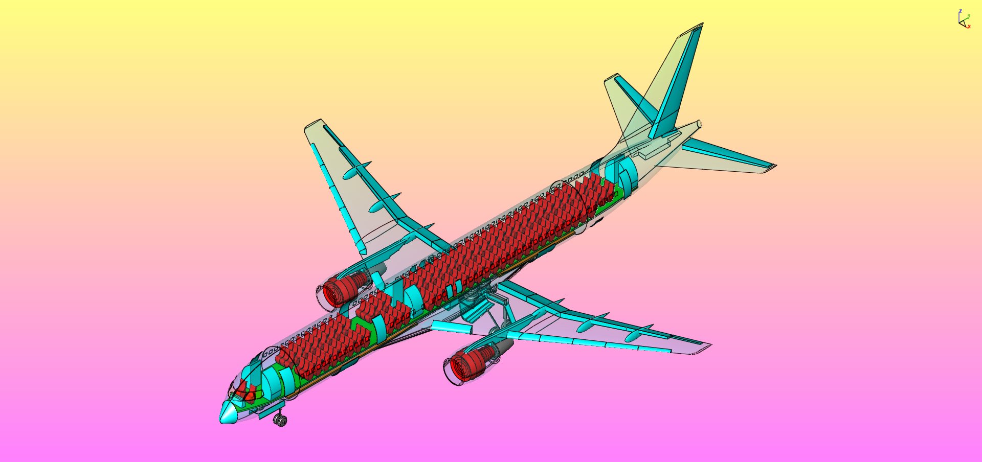 波音757-200模型飞机