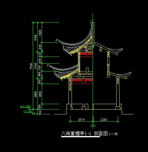 中式风格八角亭缩略图