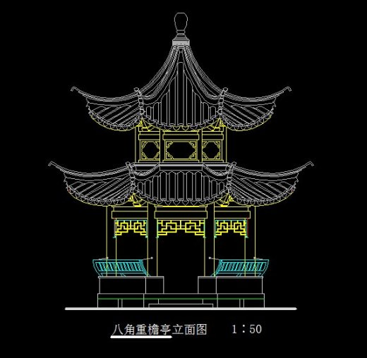 中式风格八角亭缩略图