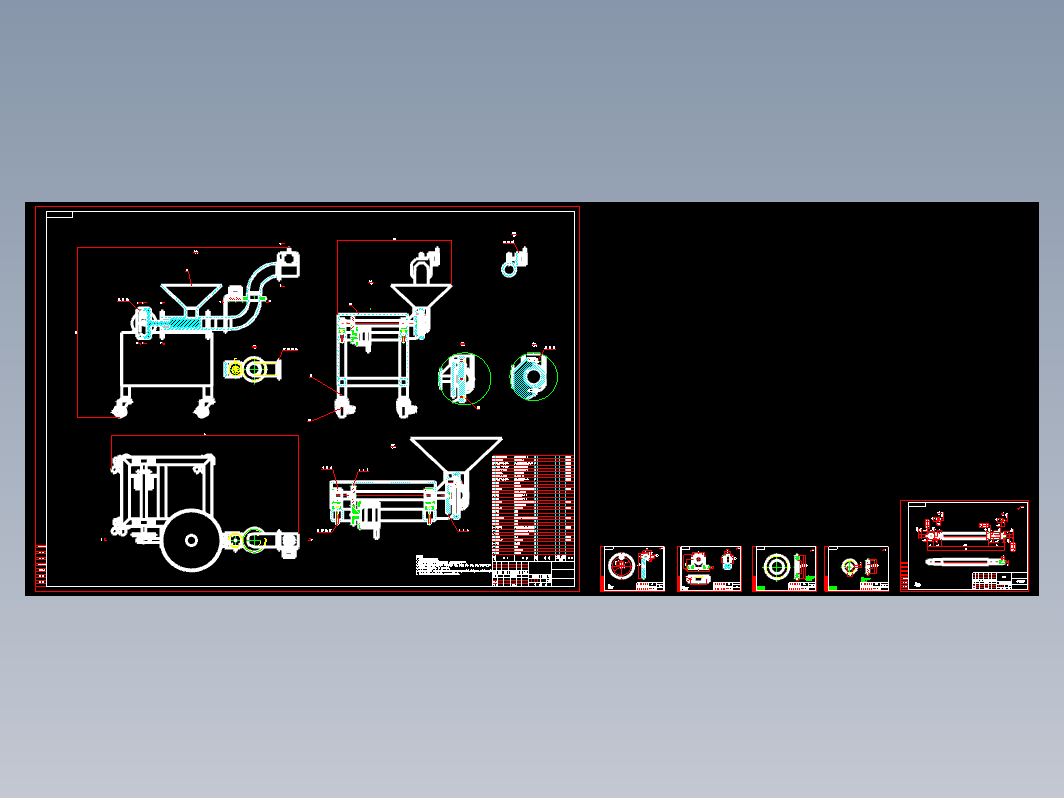 乒乓球发球机CAD+说明书