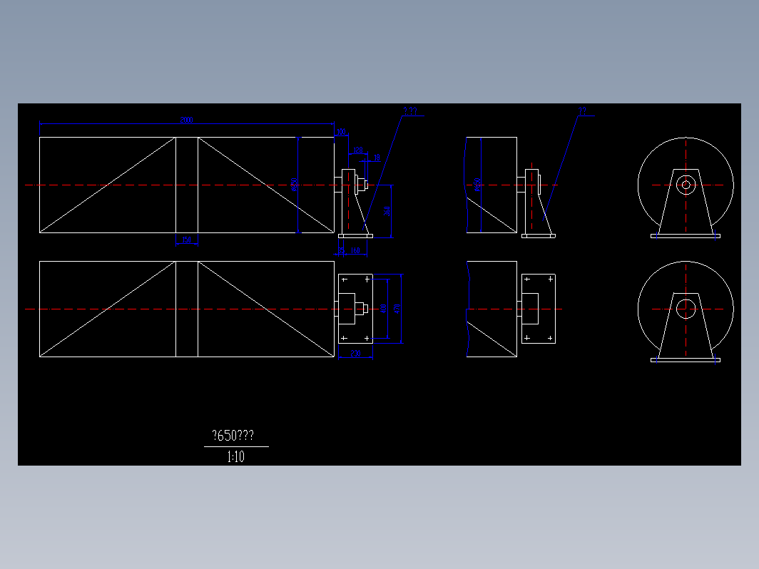 φ650卷筒组