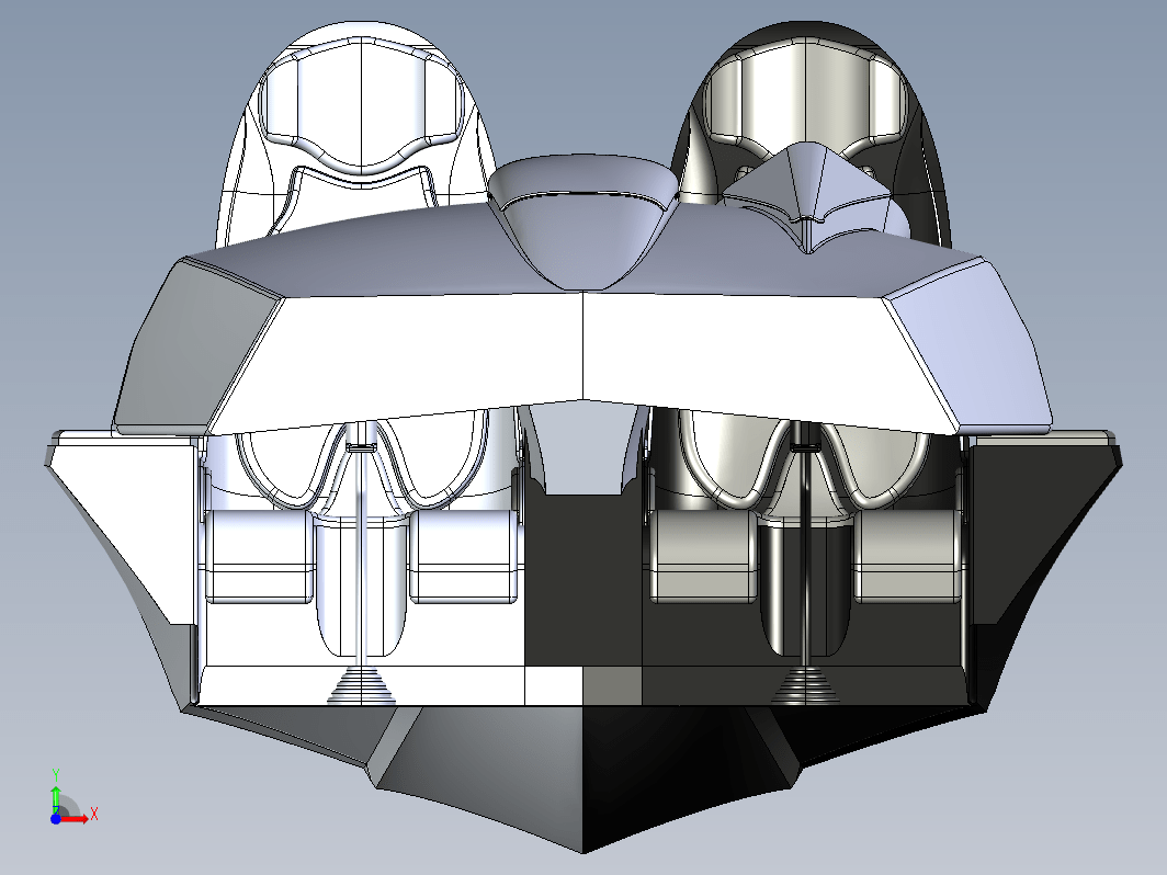 双座模拟座舱