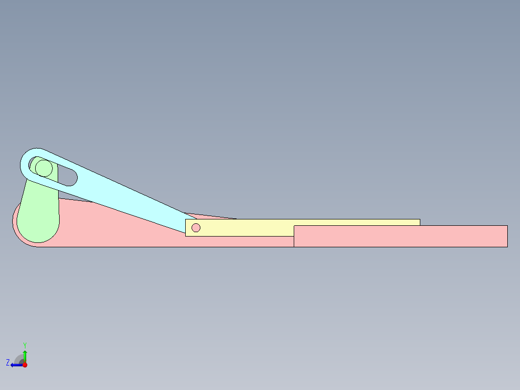 滑块曲柄机构3D数模