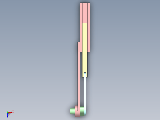滑块曲柄机构3D数模缩略图