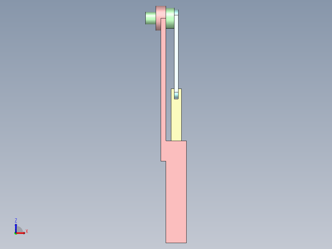 滑块曲柄机构3D数模