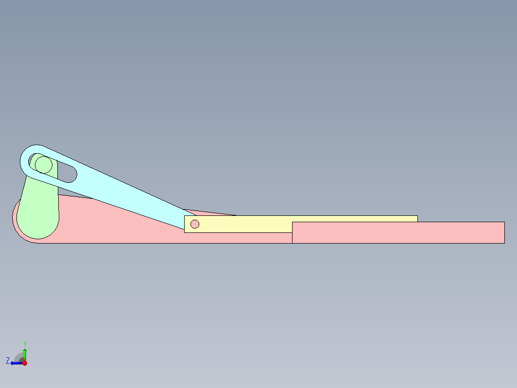 滑块曲柄机构3D数模