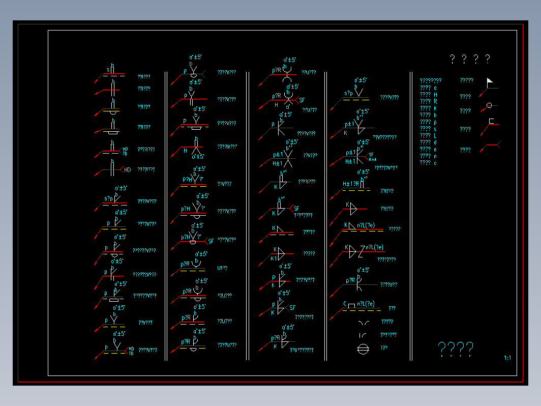 CAD焊接符号图库