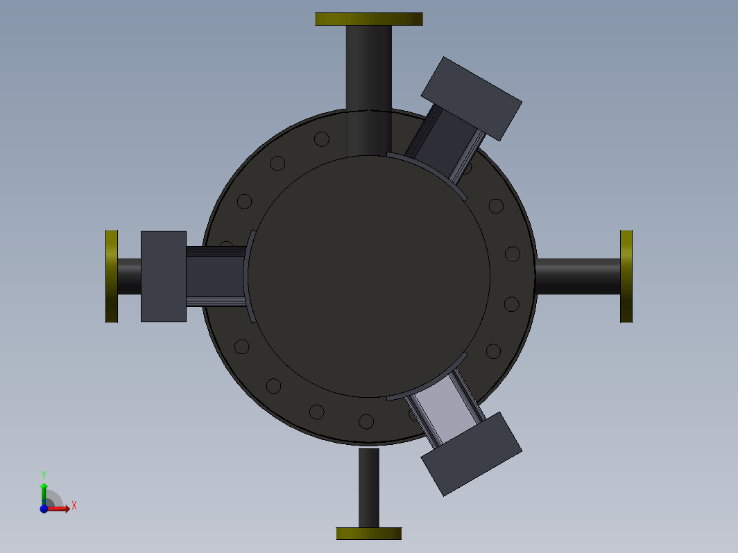 DN540立式换热器