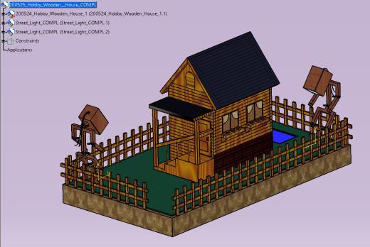 Hobby儿童玩具小木屋别墅