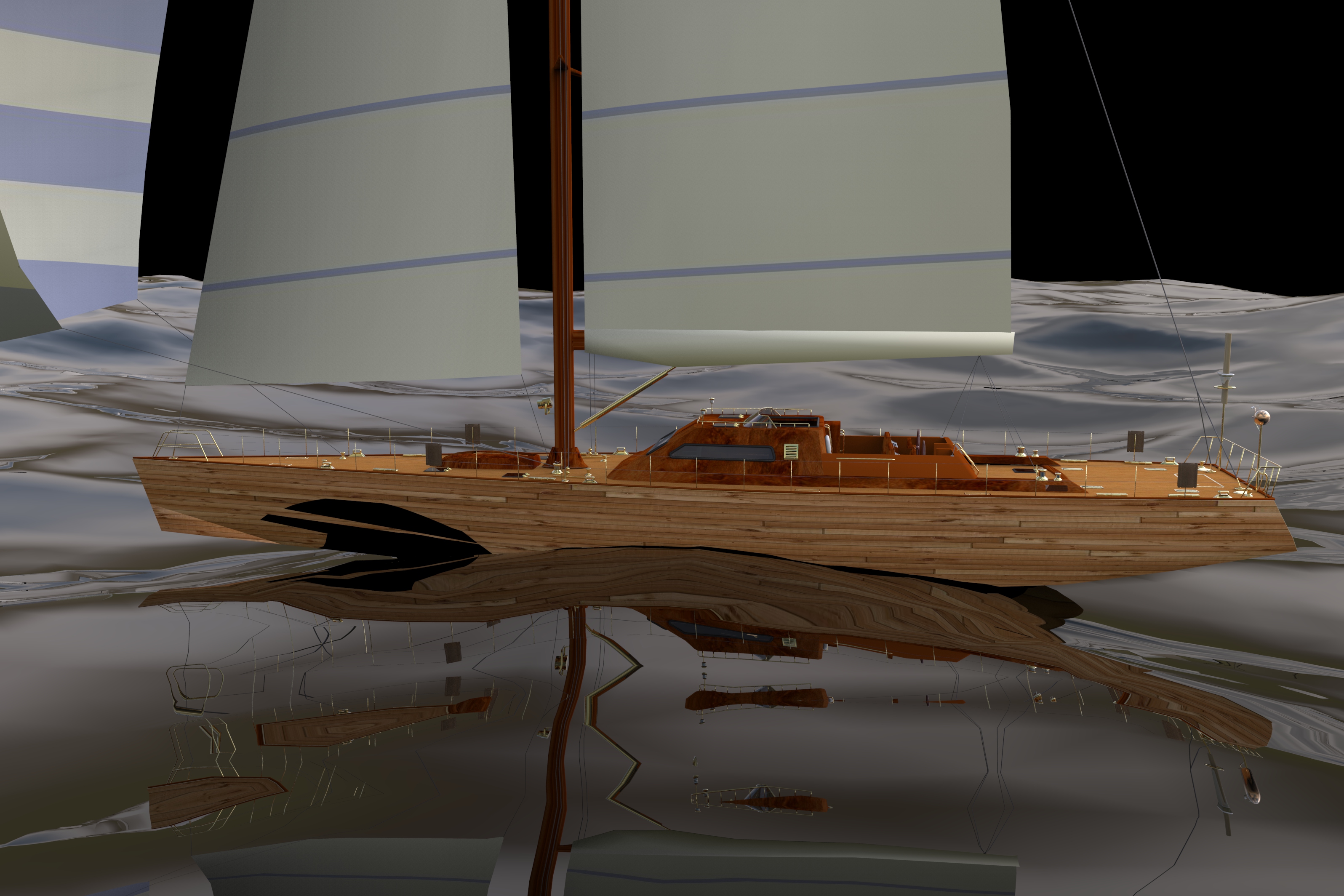 豪华帆船模型