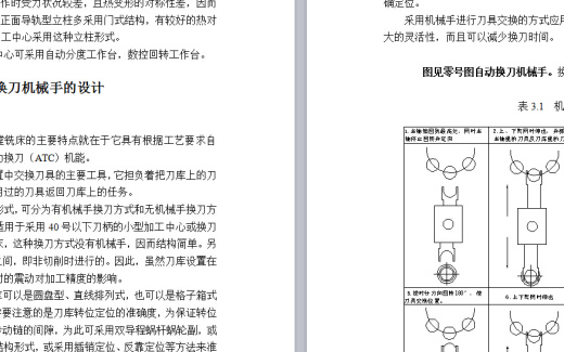 卧式加工中心自动换刀机械手设计+说明书缩略图