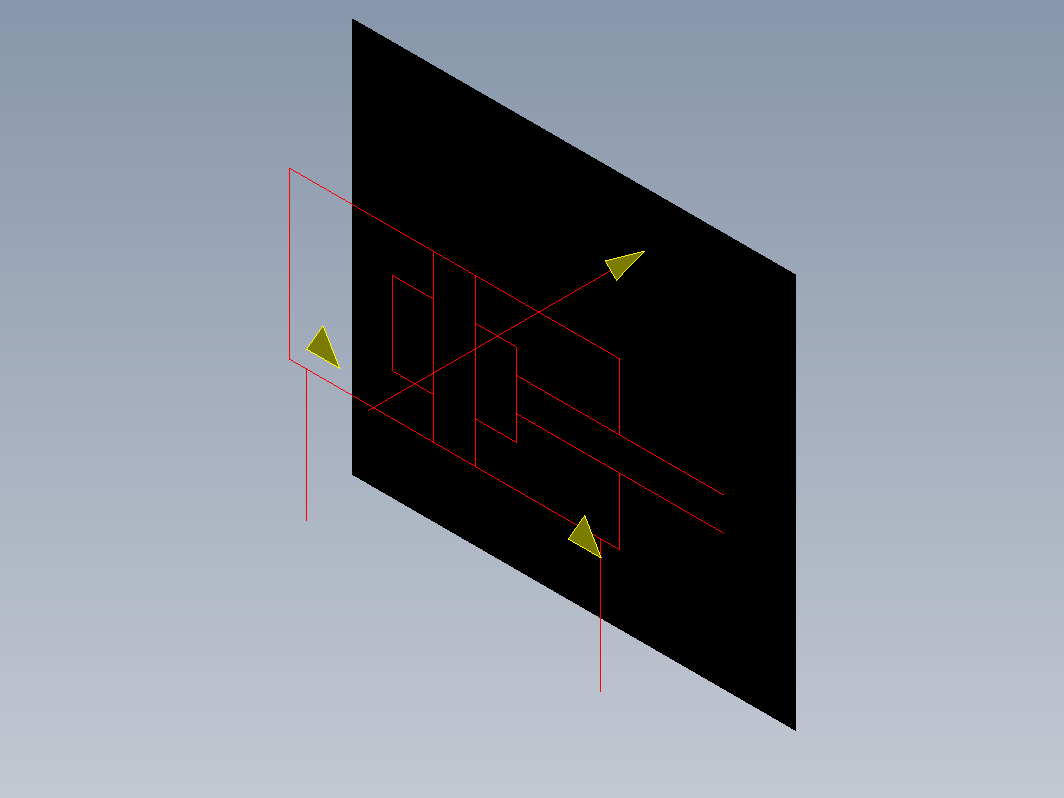 液压元件符号库-双作用油缸