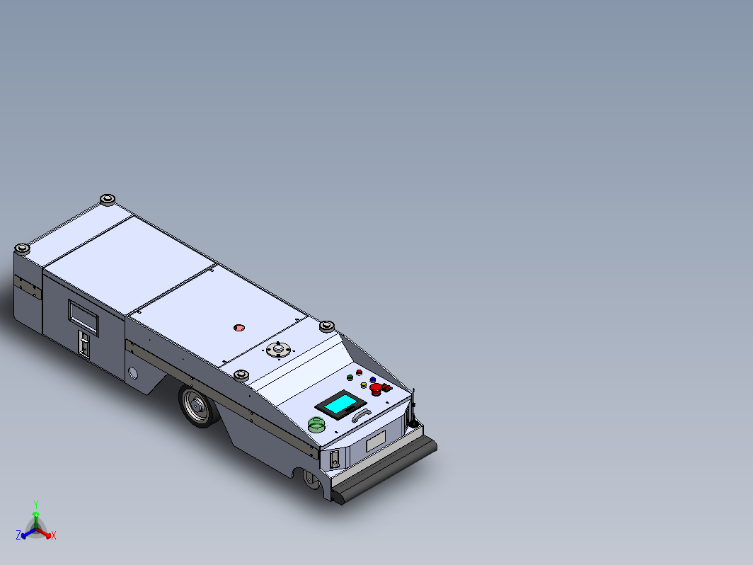 600Kg详细潜伏式牵引AGV