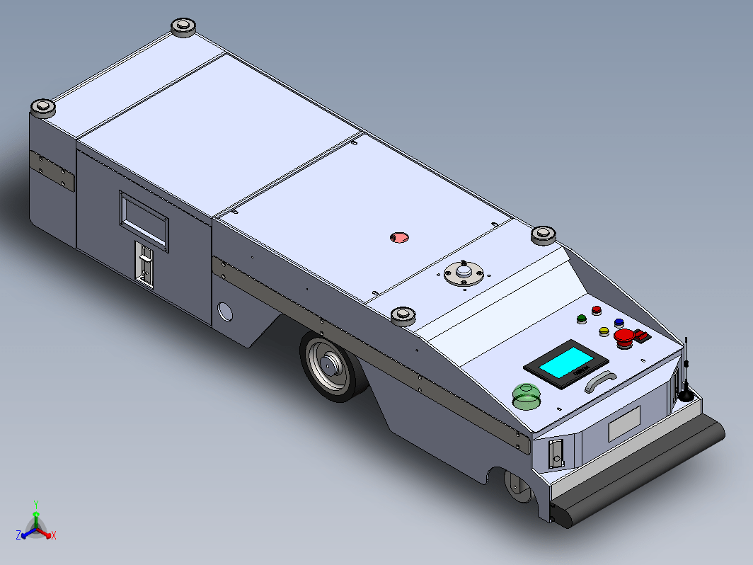 600Kg详细潜伏式牵引AGV