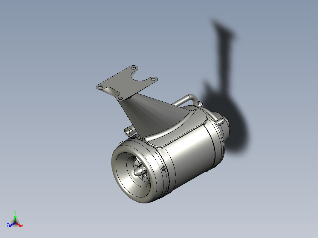 1.8 (46mm)微型航空燃气涡轮发动机