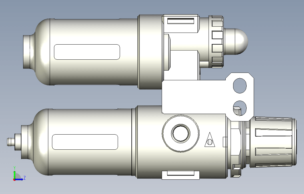 气源处理元件三点式组合3D-AFC-150-A-BG系列