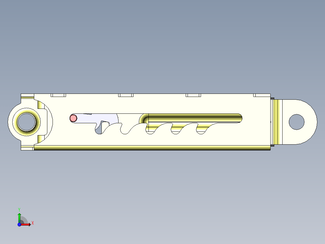 一字升降拉杆