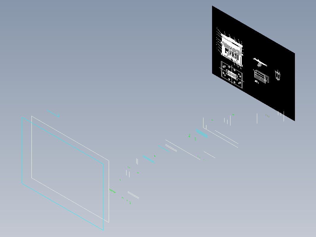 卫生刷主体件注塑模