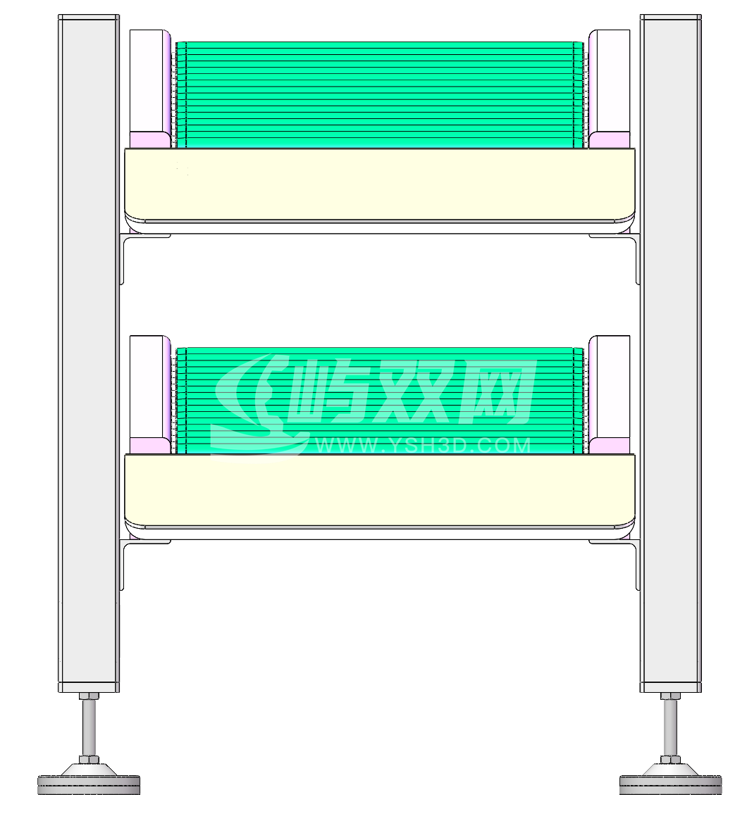 双层无动力辊筒线