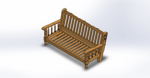 sofa普通木结构沙发缩略图