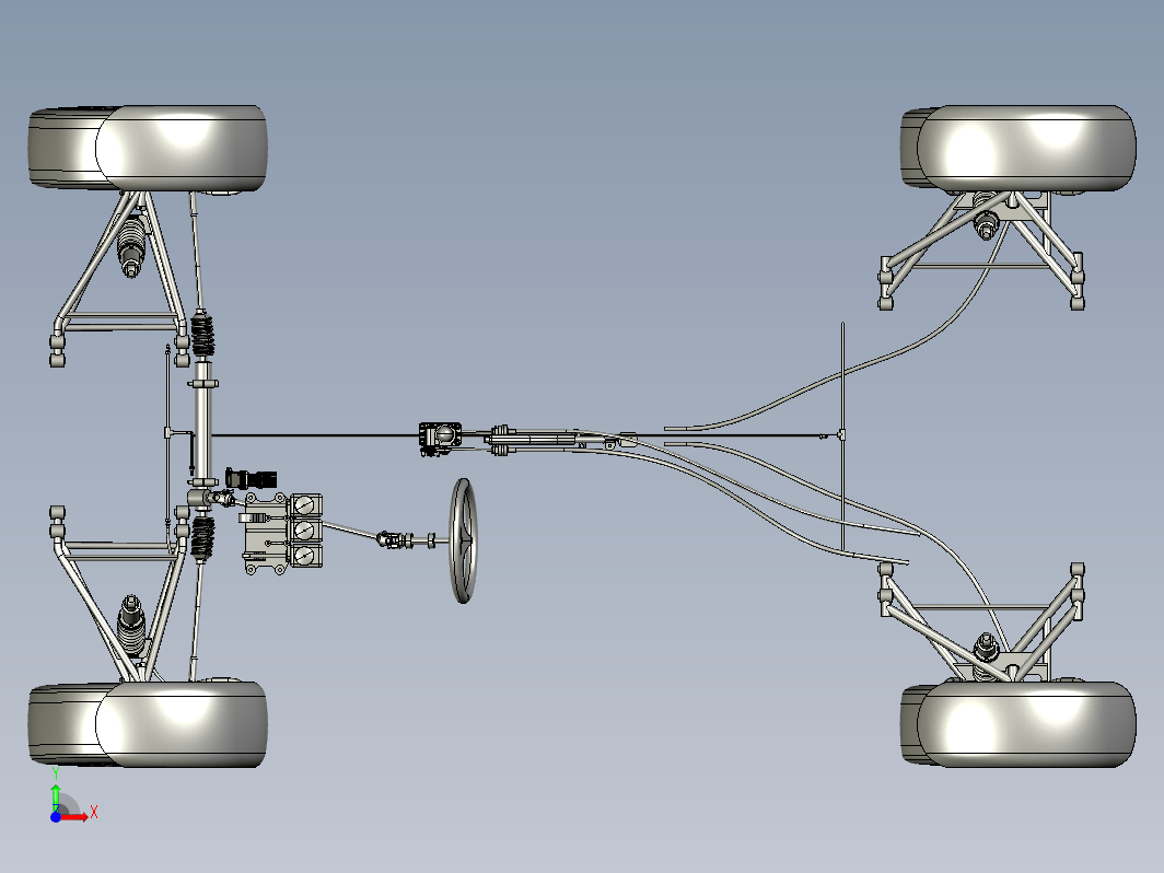 套件跑车前后悬架包括转向，操作系统
