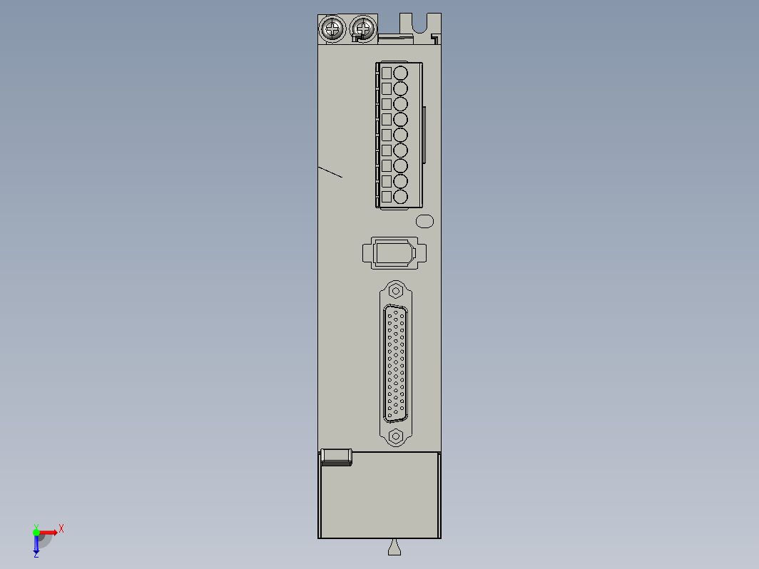 标准型伺服驱动器01050202-WXSTEP_B00(整机外形图)