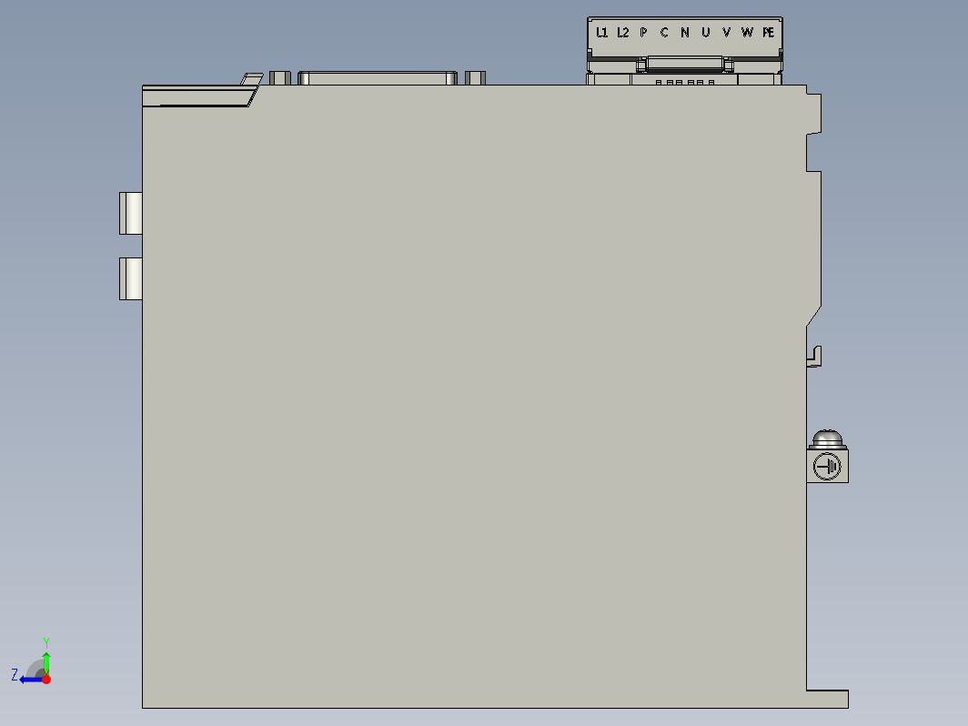 标准型伺服驱动器01050202-WXSTEP_B00(整机外形图)