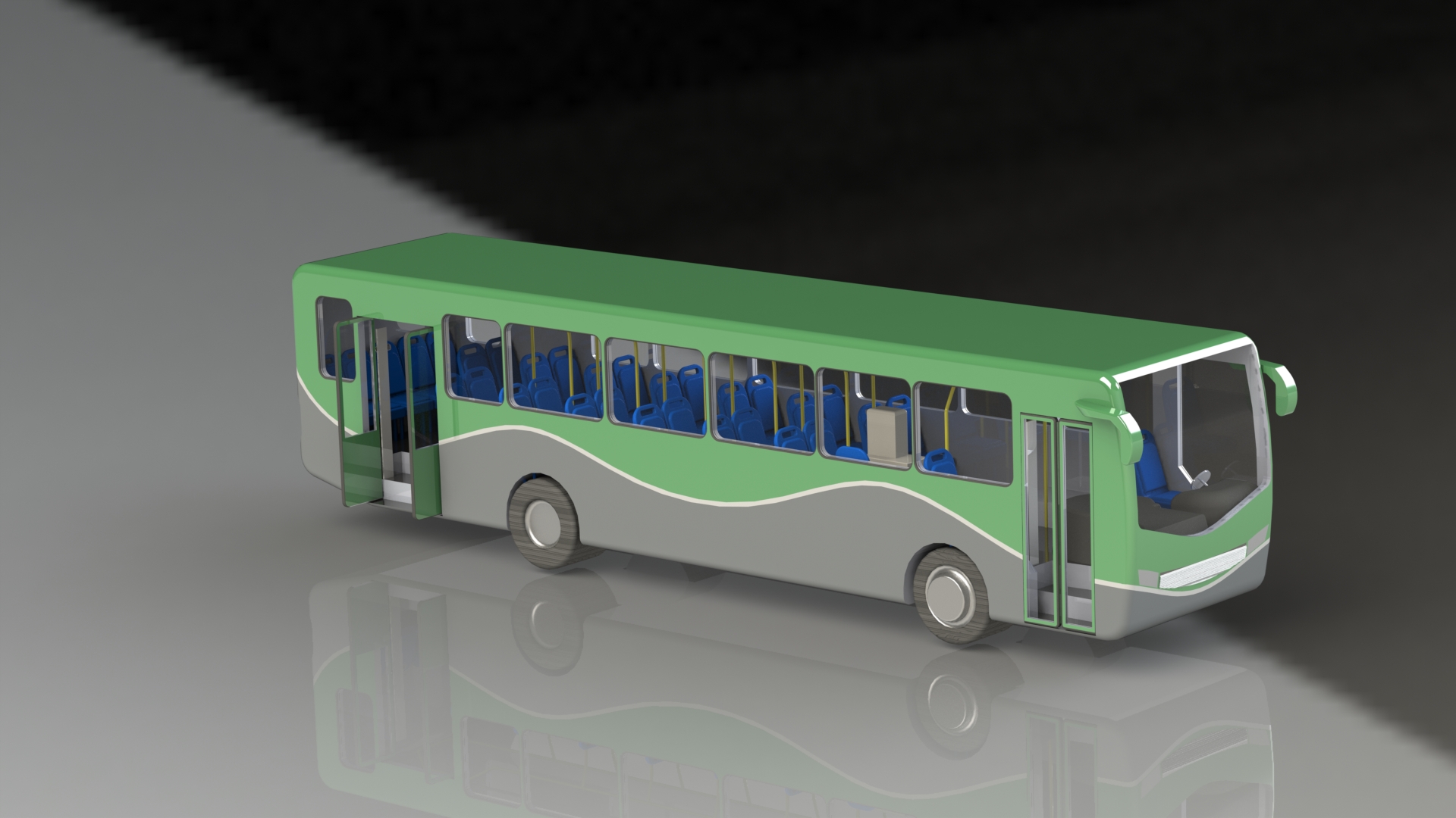 城市公交车设计图纸